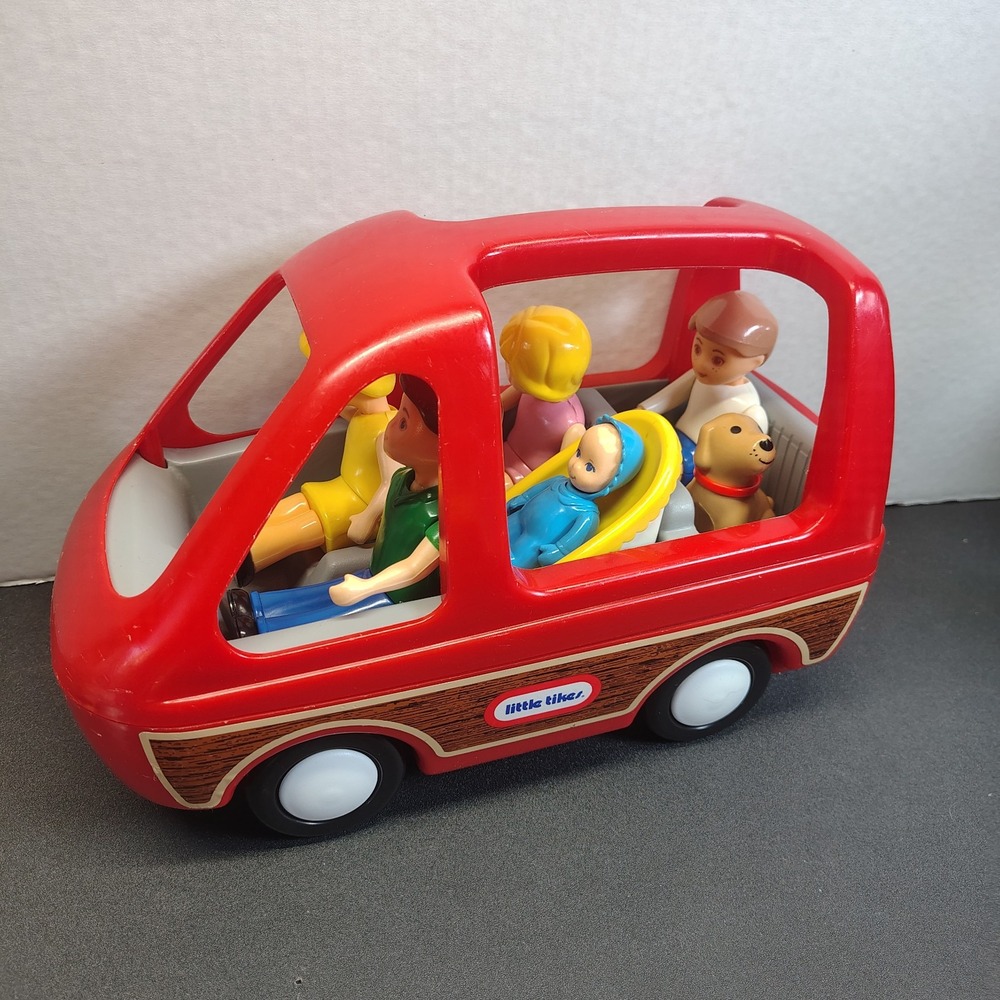 Vintage Little Tikes Family Van Set